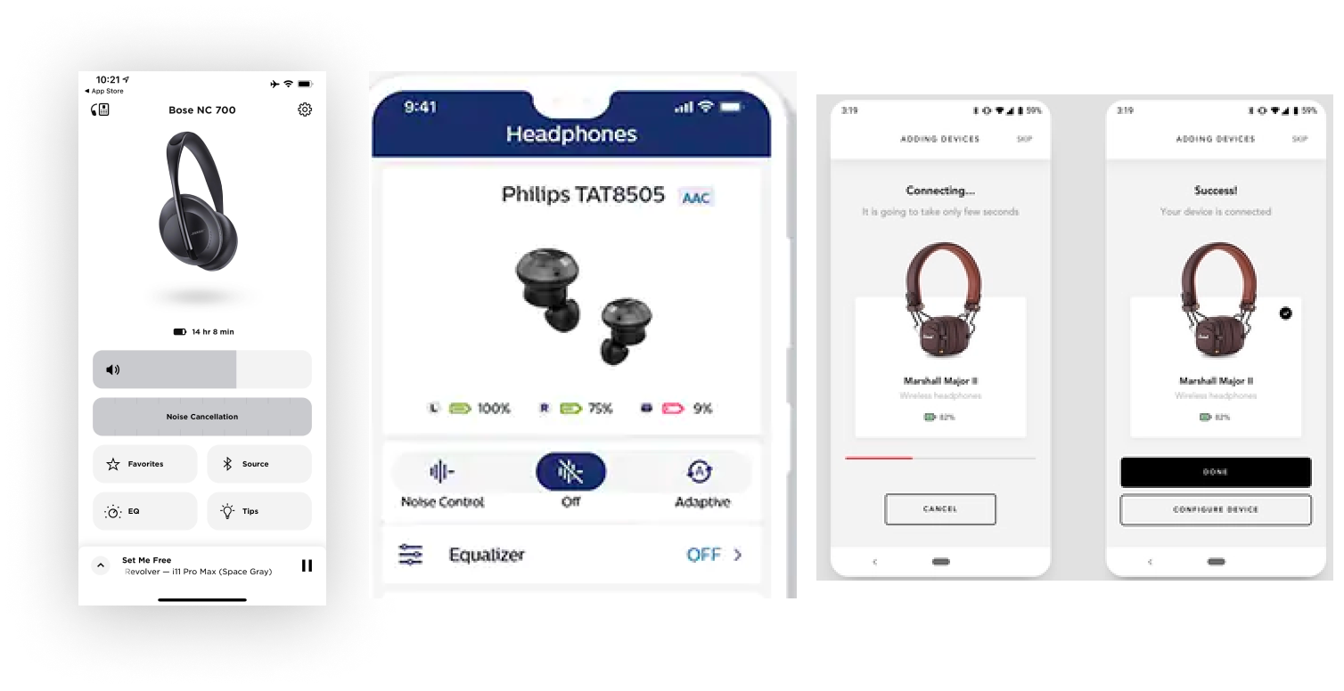 Competitive review of wearable and audio companion applications