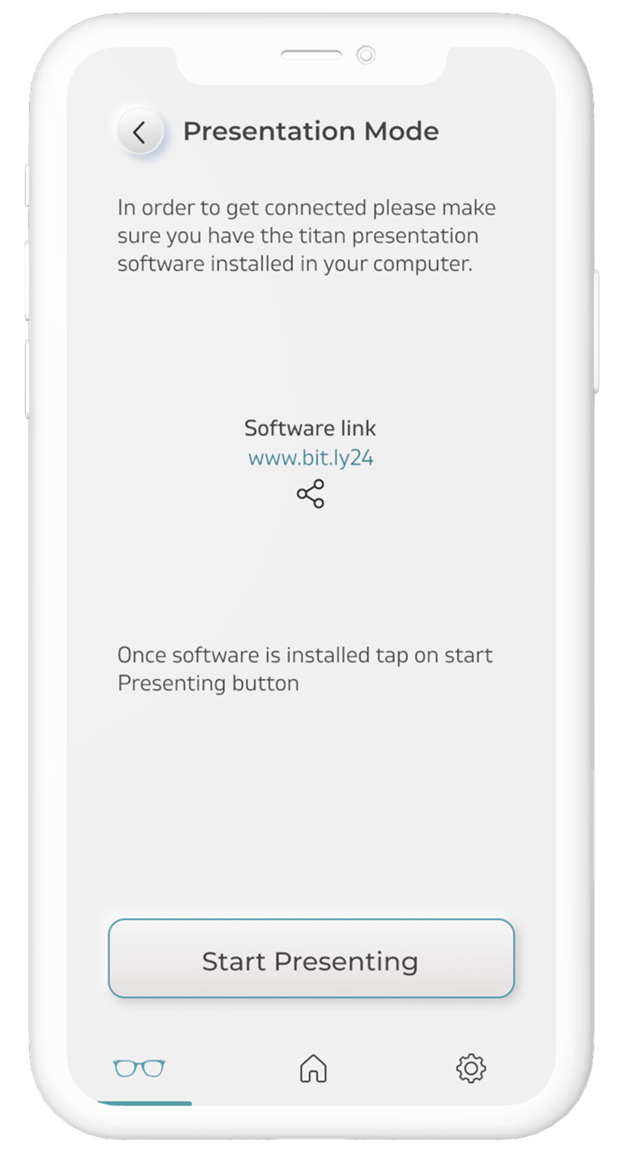 EyeX presentation remote setup instructions