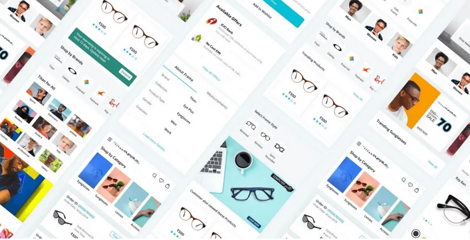 Titan Eyeplus e-commerce experience
